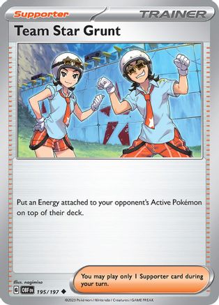 Team Star Grunt (195/197) [Scarlet & Violet: Obsidian Flames]-1