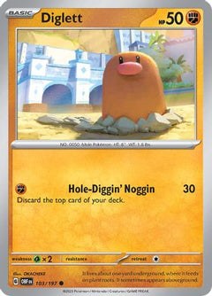 Diglett (103/197) [Scarlet & Violet: Obsidian Flames]-1