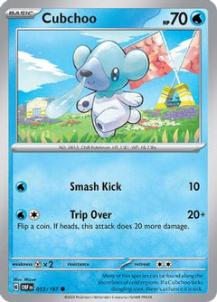 Cubchoo (053/197) [Scarlet & Violet: Obsidian Flames]-1