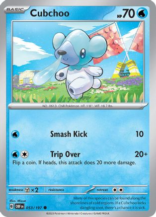Cubchoo (053/197) [Scarlet & Violet: Obsidian Flames]-1