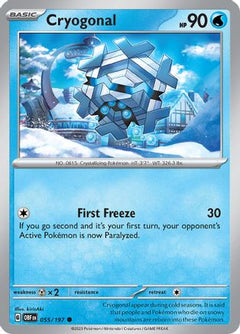Cryogonal (055/197) [Scarlet & Violet: Obsidian Flames]-1