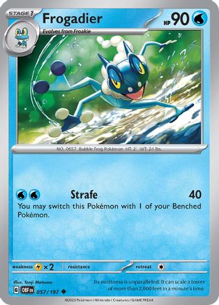 Frogadier (057/197) [Scarlet & Violet: Obsidian Flames]-1