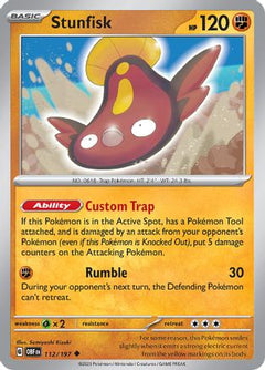 Stunfisk (112/197) [Scarlet & Violet: Obsidian Flames]-1
