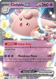 Clefable ex (082/197) [Scarlet & Violet: Obsidian Flames]-1