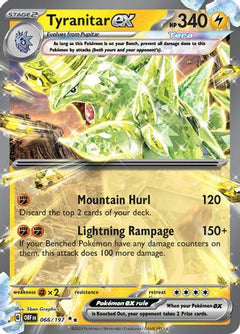 Tyranitar ex (066/197) [Scarlet & Violet: Obsidian Flames]-1