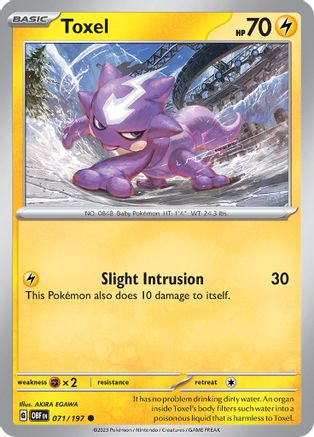 Toxel (071/197) [Scarlet & Violet: Obsidian Flames]-1