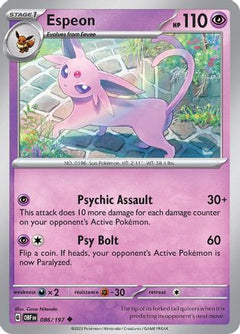 Espeon (086/197) [Scarlet & Violet: Obsidian Flames]-1