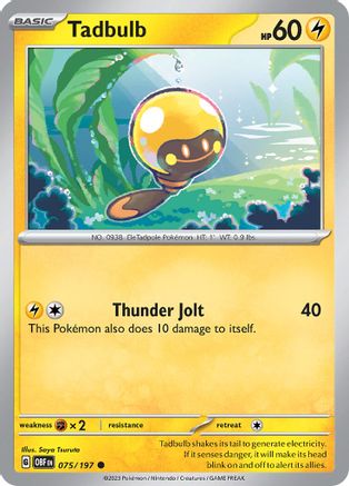 Tadbulb (075/197) [Scarlet & Violet: Obsidian Flames]-1
