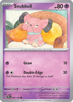 Snubbull (087/197) [Scarlet & Violet: Obsidian Flames]-1