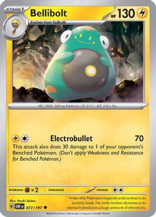 Bellibolt (077/197) [Scarlet & Violet: Obsidian Flames]-1