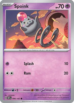 Spoink (090/197) [Scarlet & Violet: Obsidian Flames]-1