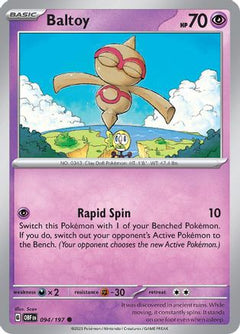 Baltoy (094/197) [Scarlet & Violet: Obsidian Flames]-1