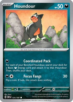 Houndour (131/197) [Scarlet & Violet: Obsidian Flames]-1