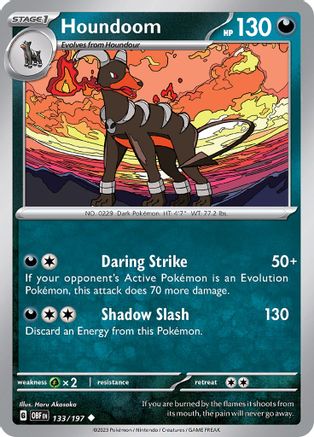 Houndoom (133/197) [Scarlet & Violet: Obsidian Flames]-1