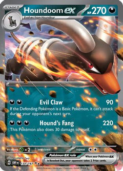 Houndoom ex (134/197) [Scarlet & Violet: Obsidian Flames]-1