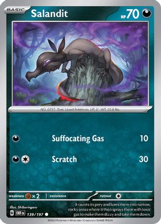 Salandit (139/197) [Scarlet & Violet: Obsidian Flames]-1