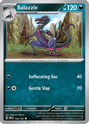 Salazzle (140/197) [Scarlet & Violet: Obsidian Flames]-1