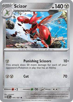 Scizor (141/197) [Scarlet & Violet: Obsidian Flames]-1
