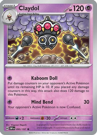Claydol (095/197) [Scarlet & Violet: Obsidian Flames]-1