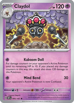 Claydol (095/197) [Scarlet & Violet: Obsidian Flames]-1
