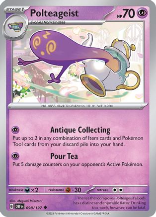 Polteageist (098/197) [Scarlet & Violet: Obsidian Flames]-1