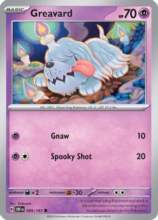 Greavard (099/197) [Scarlet & Violet: Obsidian Flames]-1