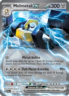 Melmetal ex (153/197) [Scarlet & Violet: Obsidian Flames]-1
