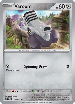 Varoom (154/197) [Scarlet & Violet: Obsidian Flames]-1