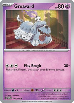 Greavard (100/197) [Scarlet & Violet: Obsidian Flames]-1