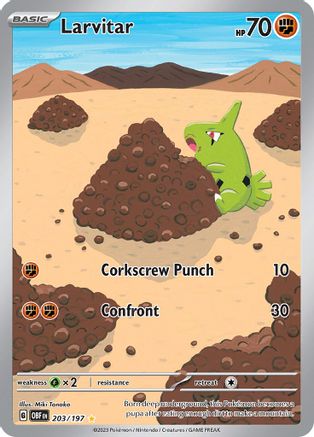 Larvitar (203/197) [Scarlet & Violet: Obsidian Flames]-1