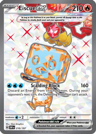 Eiscue ex (210/197) [Scarlet & Violet: Obsidian Flames]-1