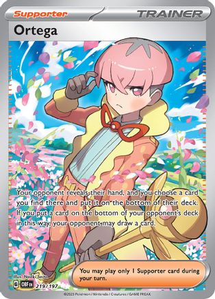 Ortega (219/197) [Scarlet & Violet: Obsidian Flames]-1