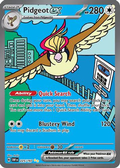 Pidgeot ex (225/197) [Scarlet & Violet: Obsidian Flames]-1