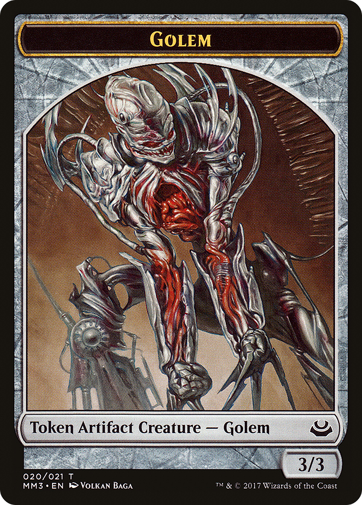 Golem Token [Modern Masters 2017 Tokens]-1