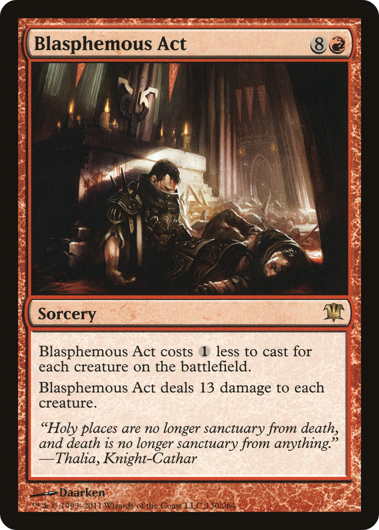 Blasphemous Act [Innistrad]-1