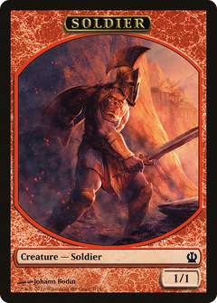 Soldier Token (7/11) [Theros Tokens]-1