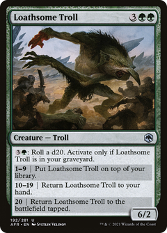 Loathsome Troll [Dungeons & Dragons: Adventures in the Forgotten Realms]-1