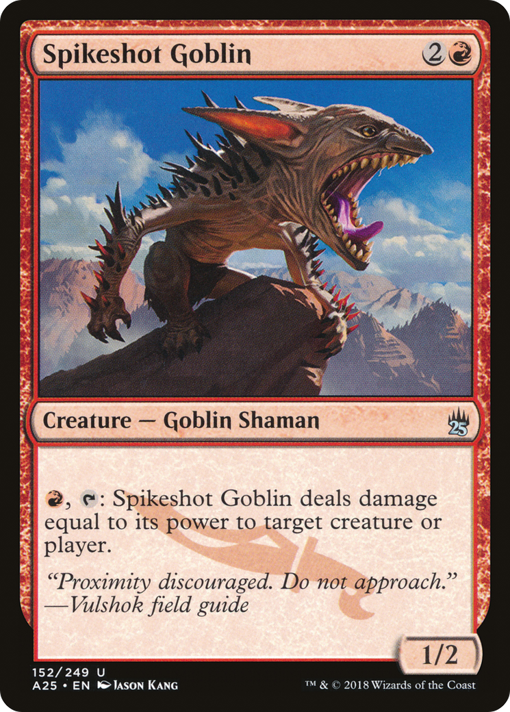 Spikeshot Goblin [Masters 25]-1