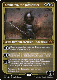 Aminatou, the Fateshifter (Foil Etched) [Double Masters 2022]-1
