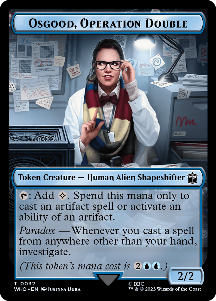 Copy // Osgood, Operation Double Double-Sided Token [Doctor Who Tokens]-2