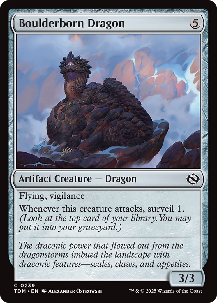Boulderborn Dragon [Tarkir: Dragonstorm]-1