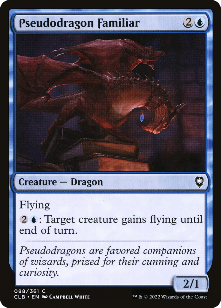 Pseudodragon Familiar [Commander Legends: Battle for Baldur's Gate]-1