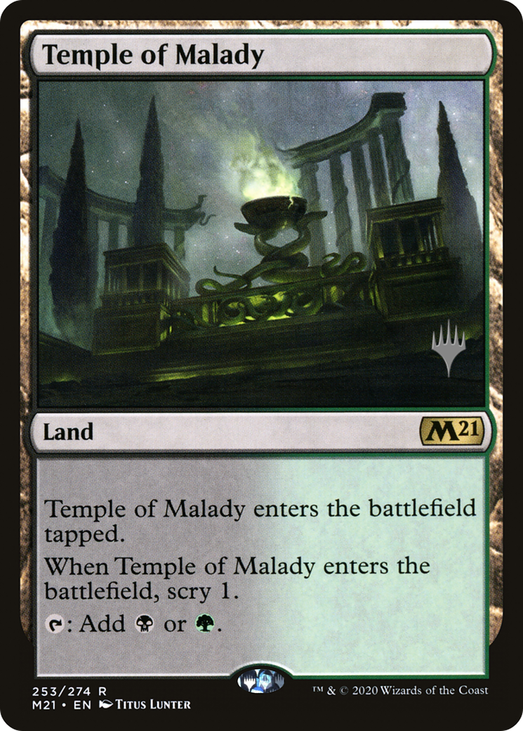 Temple of Malady (Promo Pack) [Core Set 2021 Promos]-1