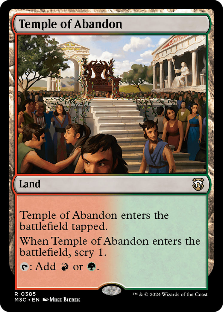 Temple of Abandon [Modern Horizons 3 Commander]-1