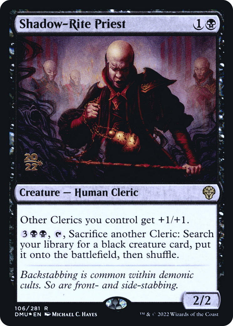 Shadow-Rite Priest [Dominaria United Prerelease Promos]-1