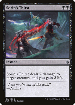 Sorin's Thirst [War of the Spark]-1