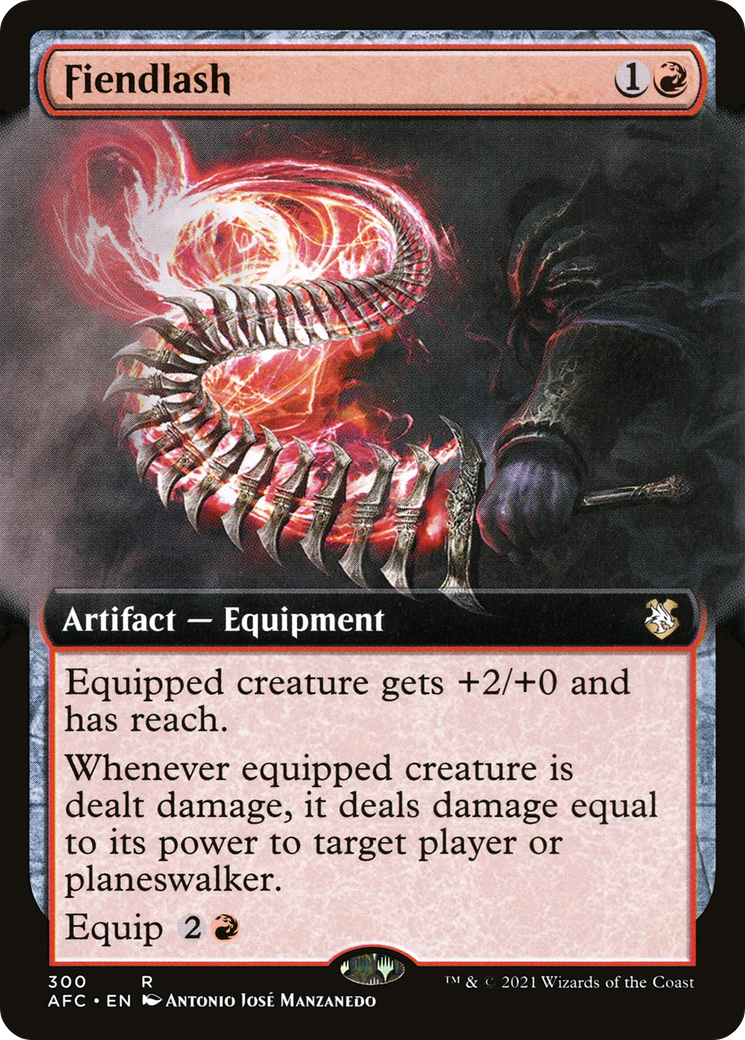 Fiendlash (Extended Art) [Dungeons & Dragons: Adventures in the Forgotten Realms Commander]-1