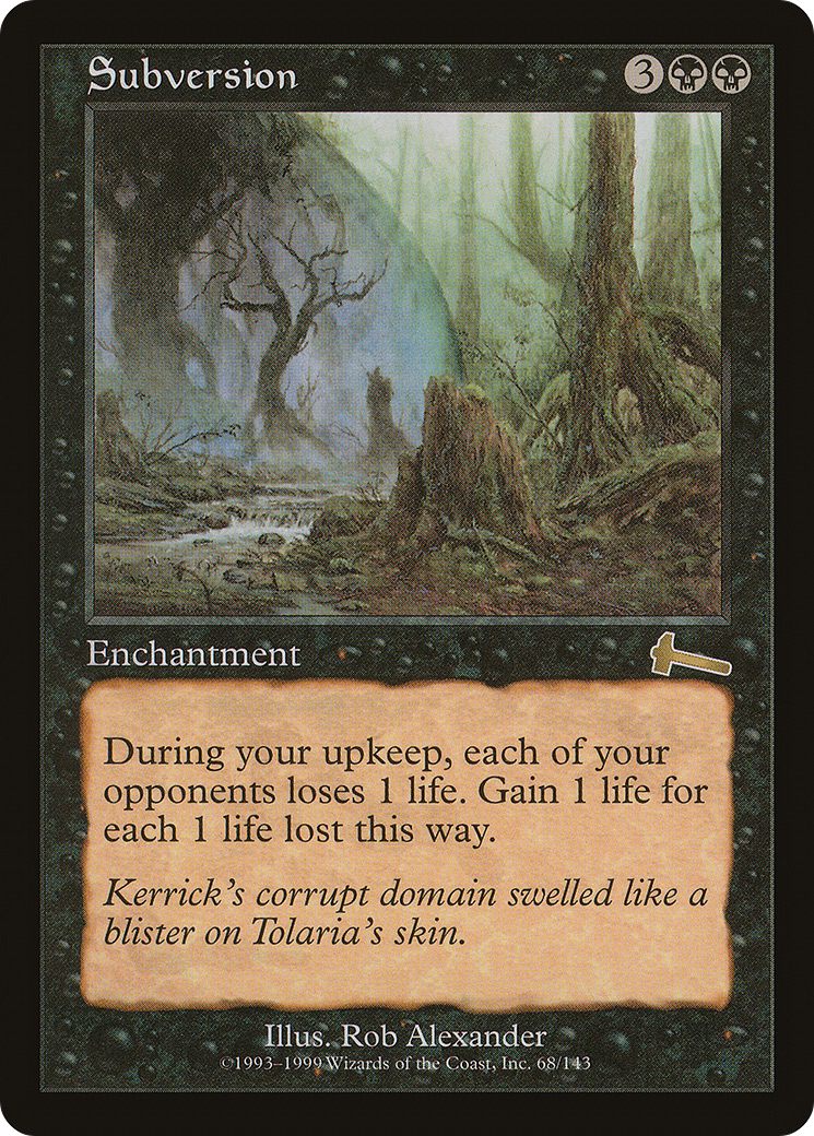 Subversion [Urza's Legacy]-1