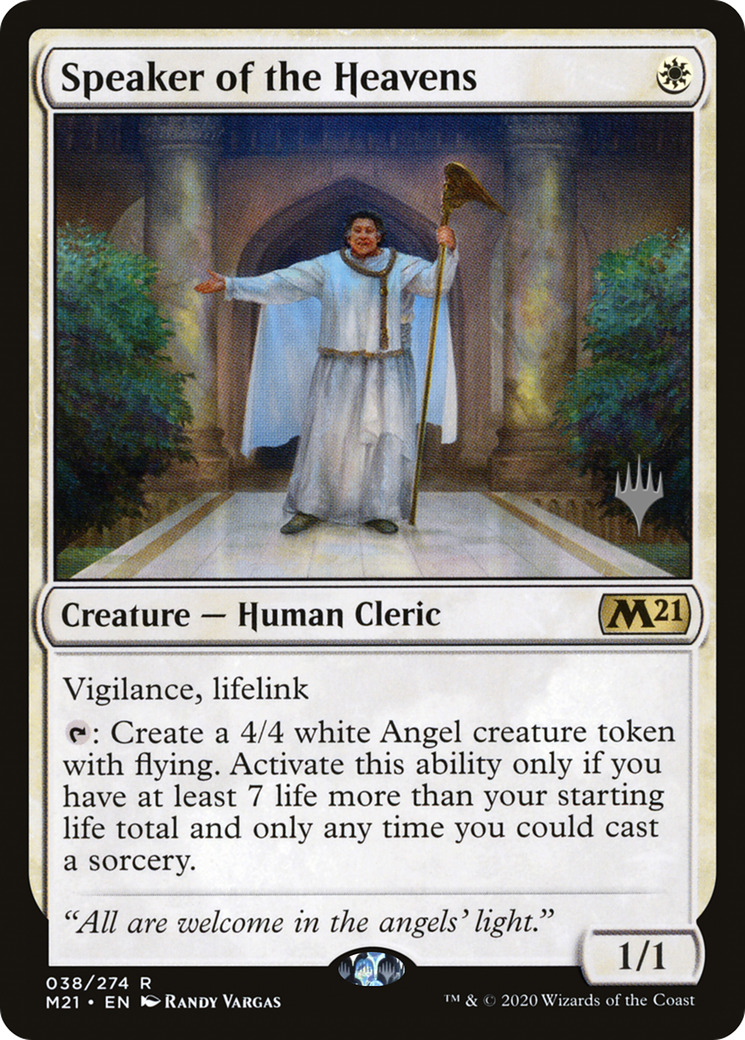 Speaker of the Heavens (Promo Pack) [Core Set 2021 Promos]-1