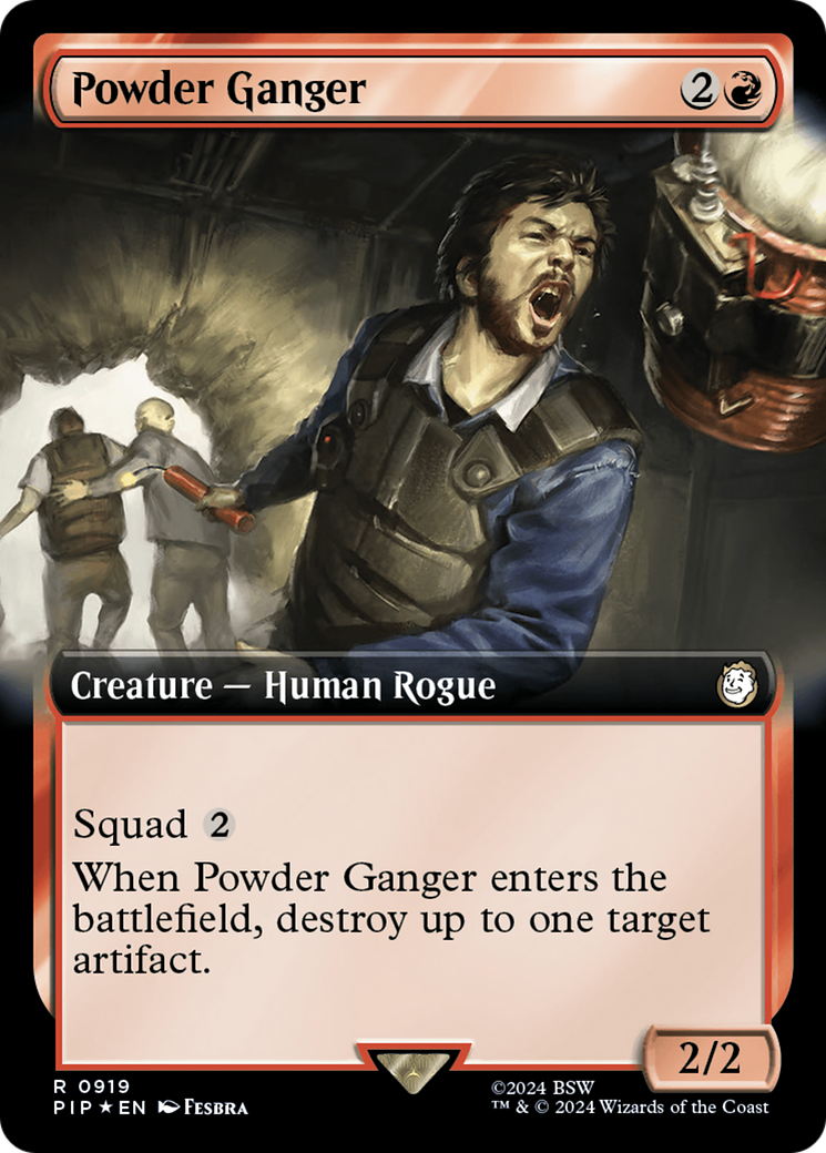 Powder Ganger (Extended Art) (Surge Foil) [Fallout]-1